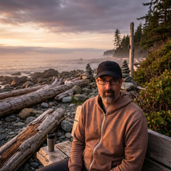 Steve in his natural habitat